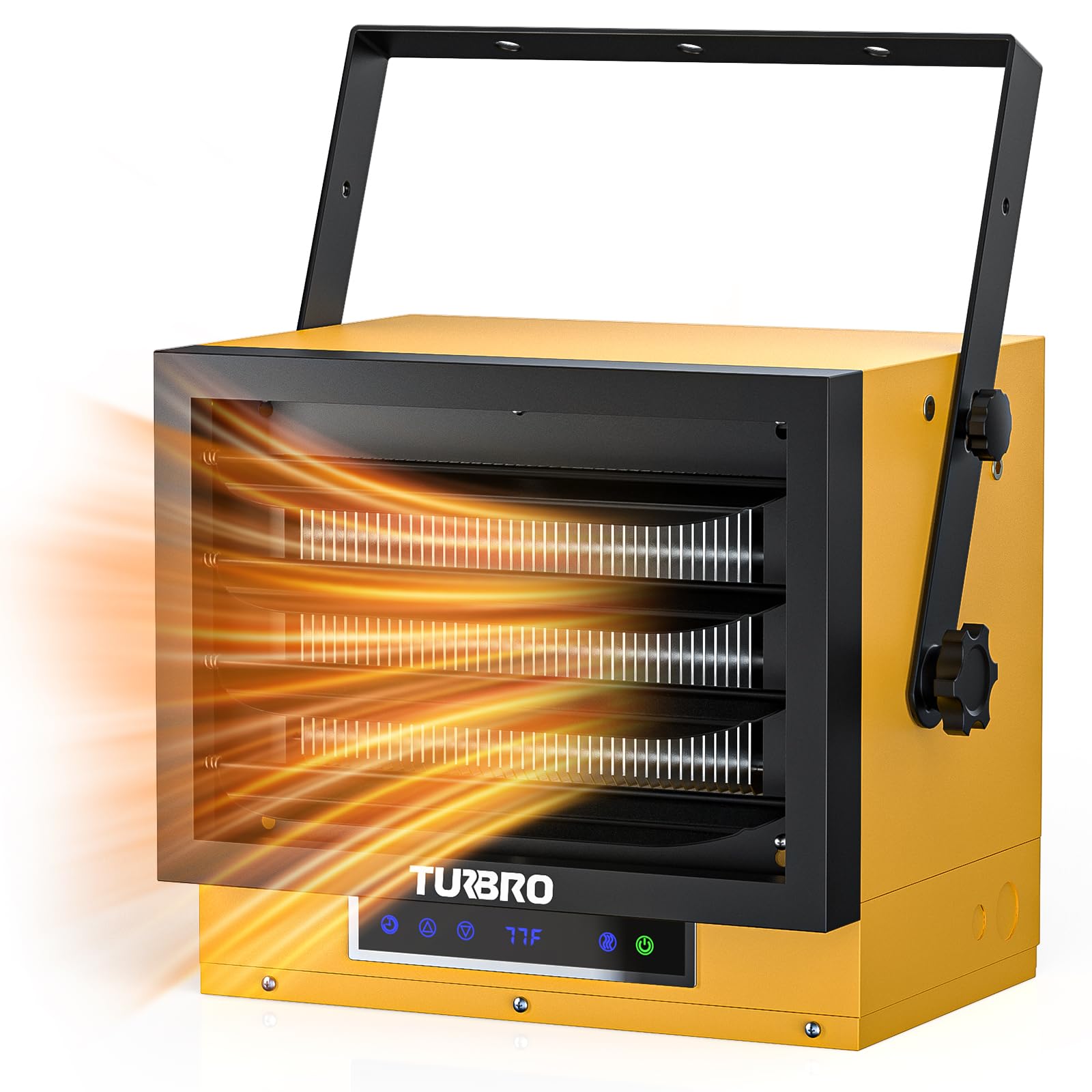 TURBRO 7,500W Electric Garage Heater, ETL Listed, Thermostat, Timer, Overheat Protection, GH7500